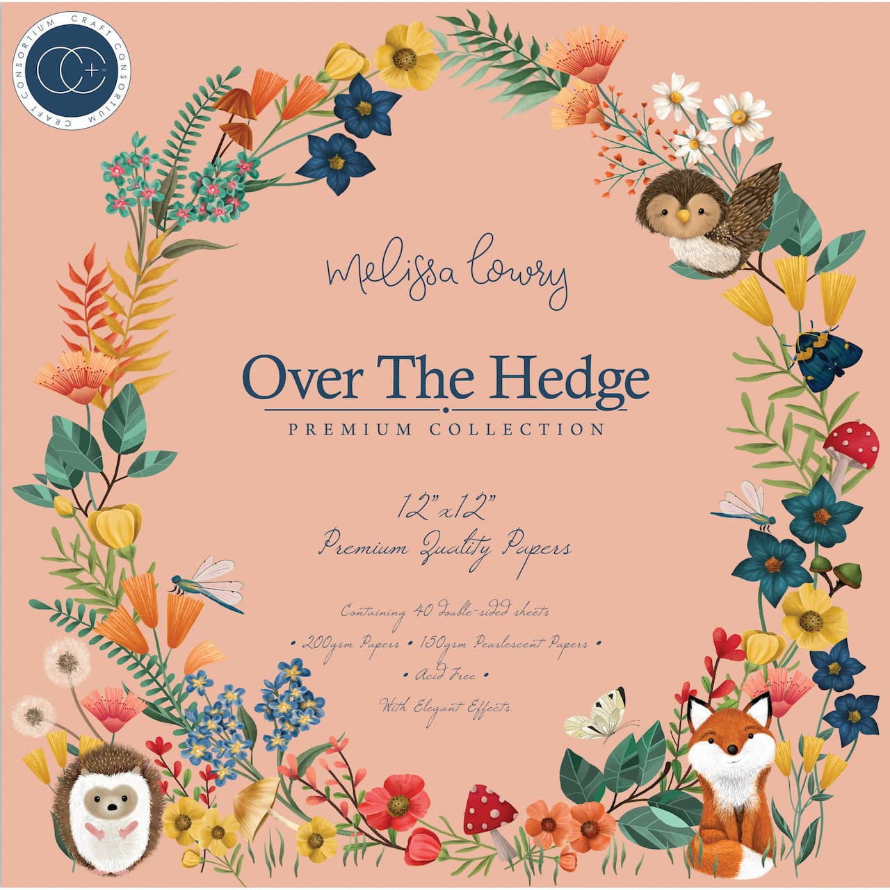 Craft Consortium Over The Hedge Double-Sided Paper Pad, 12 x 12